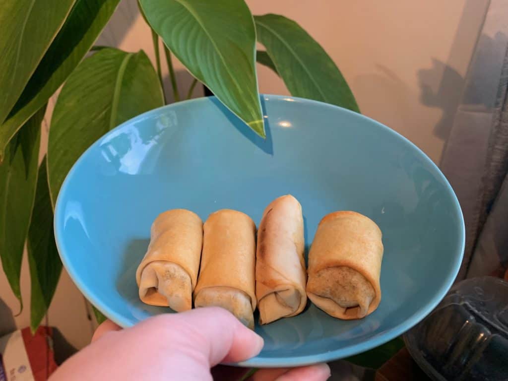 Aventureland Cheeseburger Spring Rolls