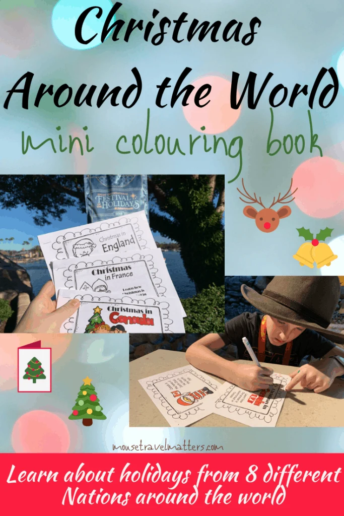 Epcot - Christmas Around the World mini book