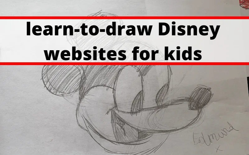 how to draw disney characters step by step for kids