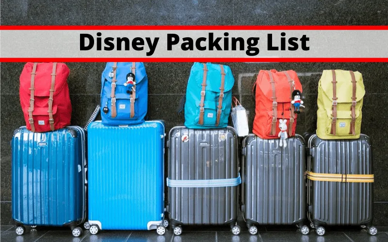 Packing Tips for Your Disney Vacation with free packing printable