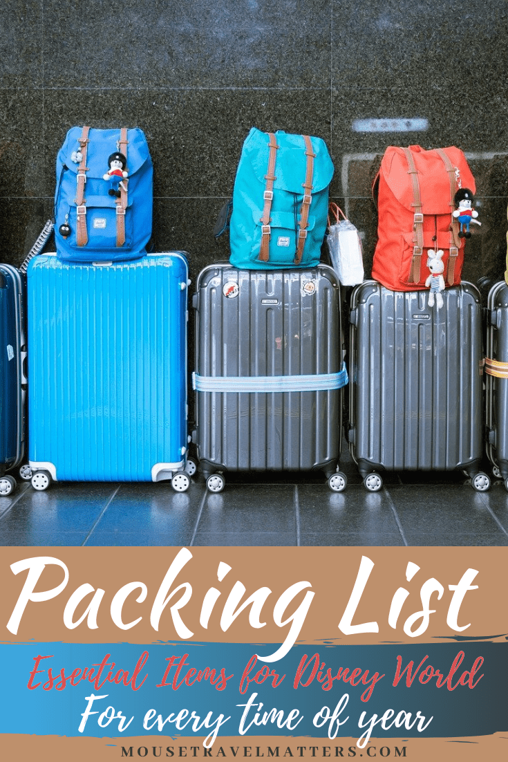 EASY DISNEY WORLD PACKING LIST [+ FREE PRINTABLE CHECKLIST] • Mouse ...