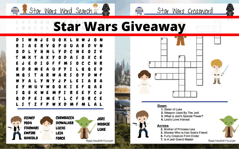 star wars word search giveaway mouse travel matters