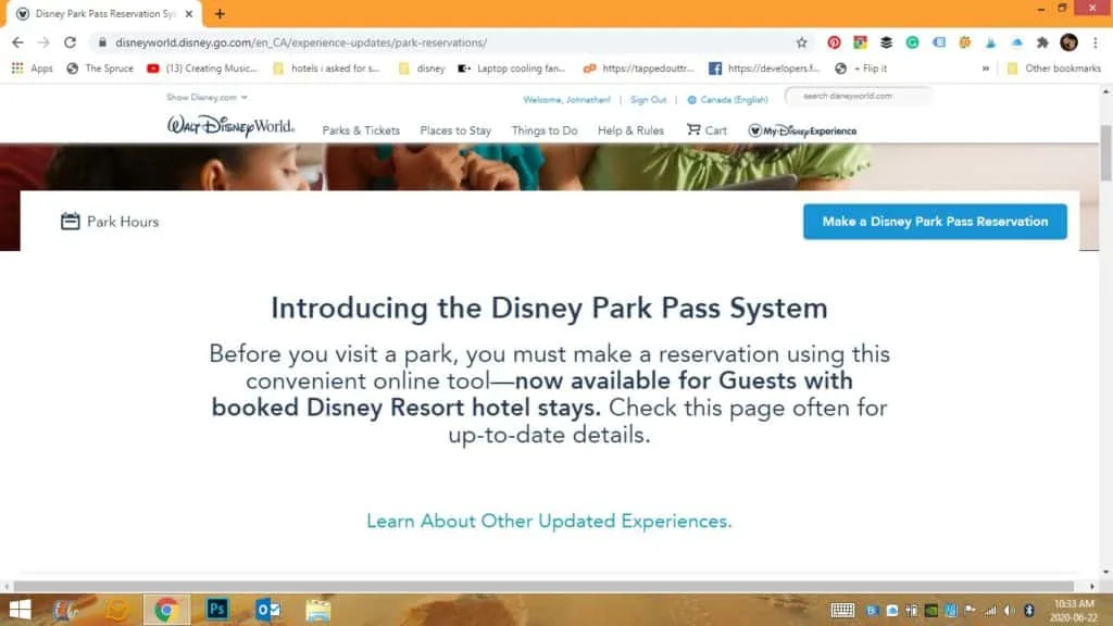 How to Access the New Disney Park Pass System at Walt Disney World