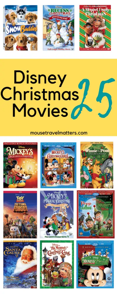 25 Disney Holiday Movies a Countdown • Mouse Travel Matters