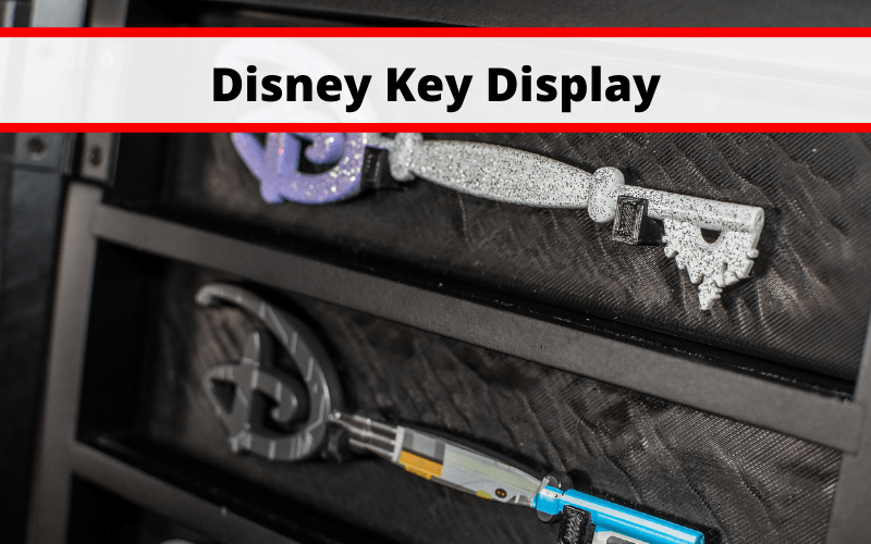 An inexpensive way to display your Disney commemorative keys