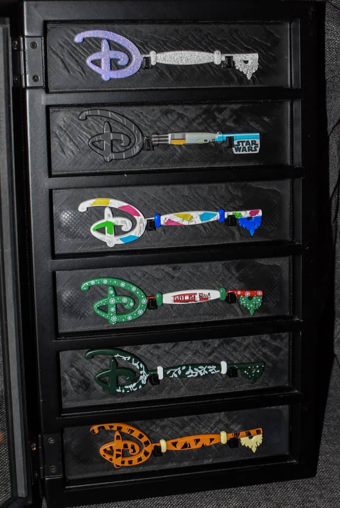 Disney Store key insert in Coin Display Case By Studio Decor.