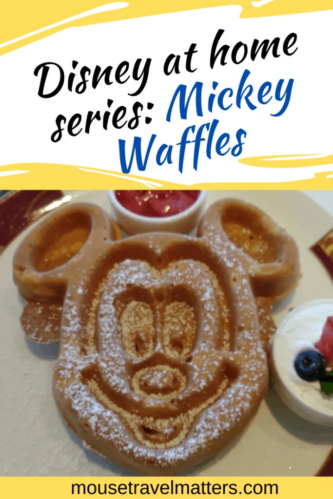 Mickey Waffles Three Ways