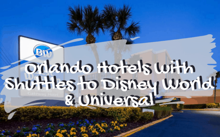 hotels with free shuttle to disney world and universal studios