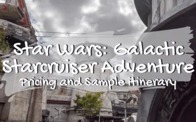 Star Wars: Galactic Starcruiser Adventure Pricing and Sample itinerary
