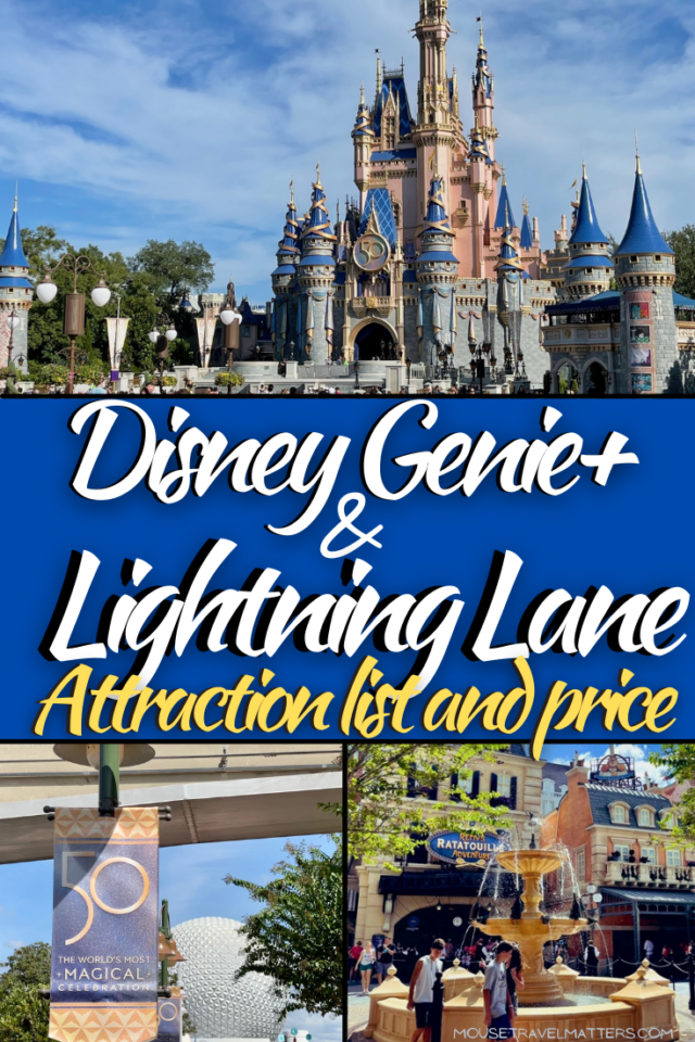 Disney Genie and Lightning Lane Pricing, Attraction list, and more ...