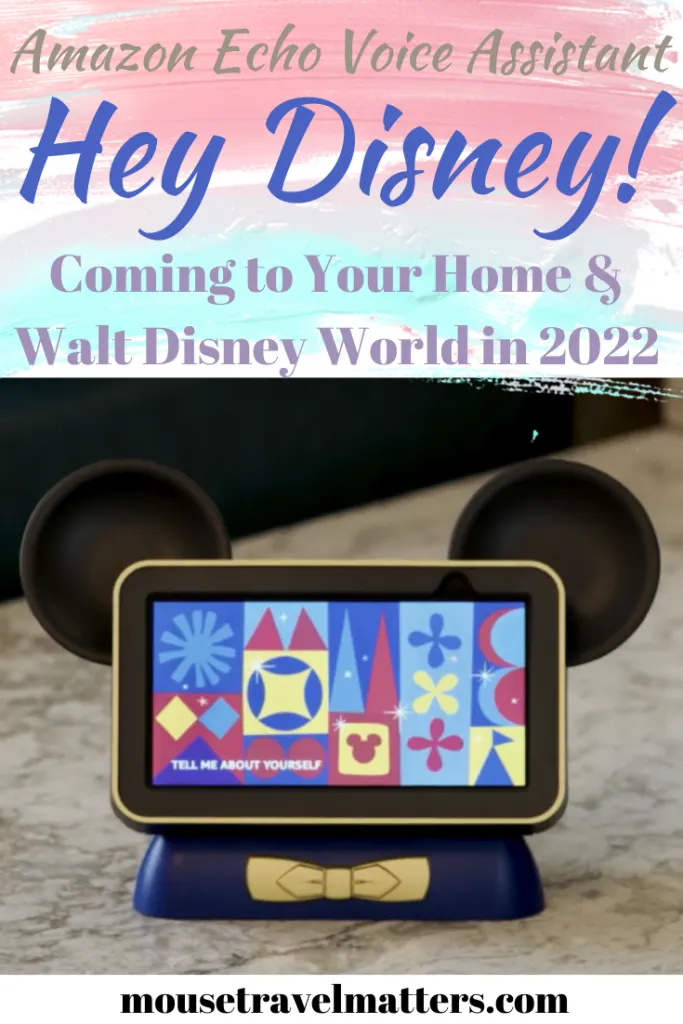 Hey Disney! Amazon Echo Voice Assistant Coming to Your Home & Walt Disney World in 2022
